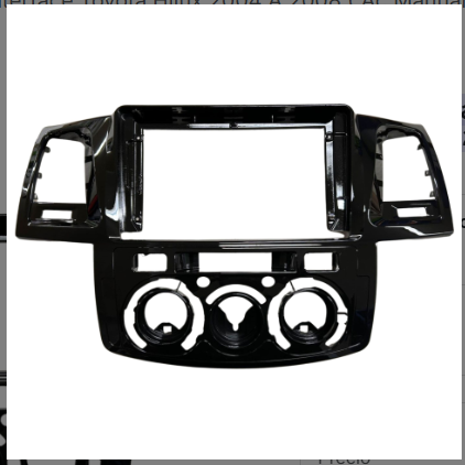 Marco Adaptador Especifico Con Interface Toyota Hilux 2004 A 2008 ( Ac Manual ) - Pantalla 9"