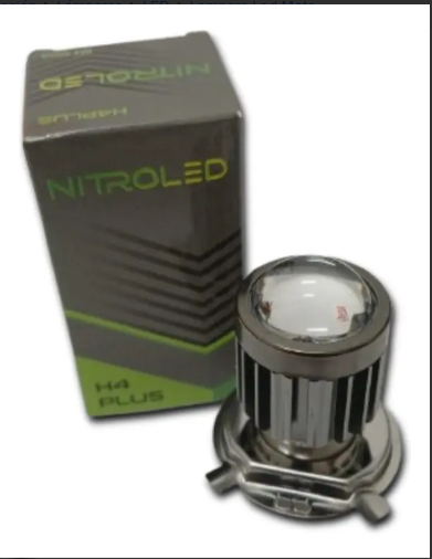Lampara Led Moto H4 Lupa Marca Nitroled