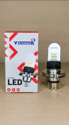 Lampara H4 Hs1 Led 12v 4w Alta Baja Fz Twister Ktm Gixxer