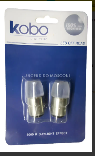 Lamparas Led Kobo 2 Polo 12v 6000k X 2 Unidades