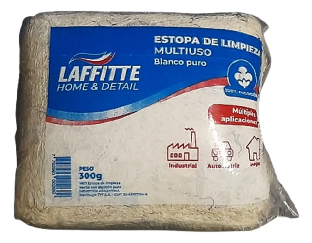 Estopa Blanca Laffitte Limpieza Absorbente 300g - Maranello