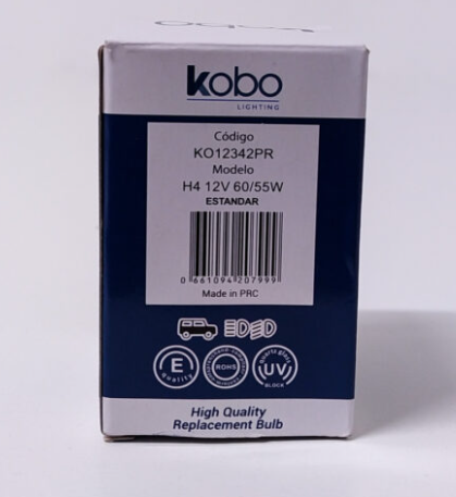 LAMPARA KOBO H4 PT43 12V 60/55W