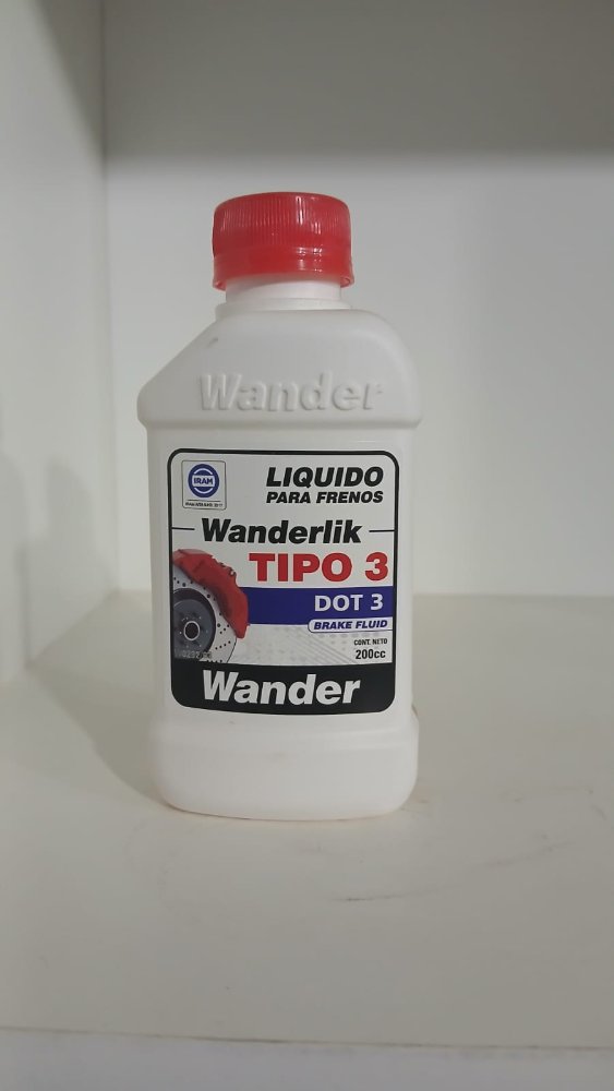 Liquido De Freno Dot 3 Wander x 500 Cc
