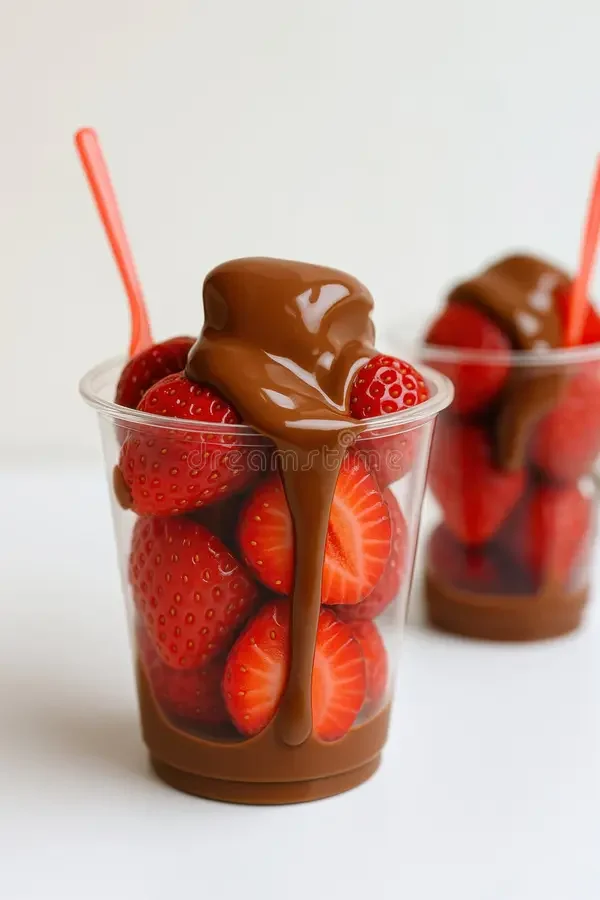 FRESAS CON CHOCOLATE