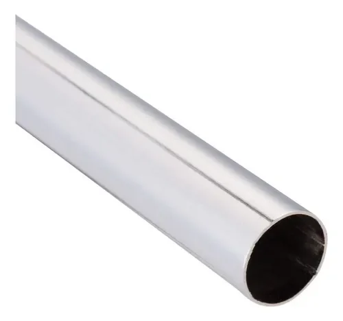 TUBO CORTINA CROMADO 2MT