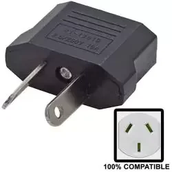 ADAPTADOR ENCHUFE PATAS PLANAS