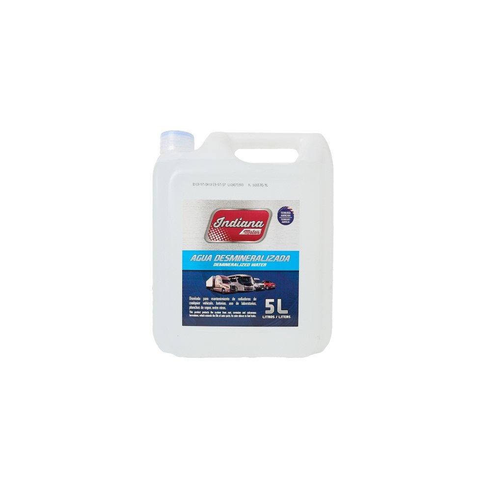 AGUA DESMINERALIZADA 5 LTRS