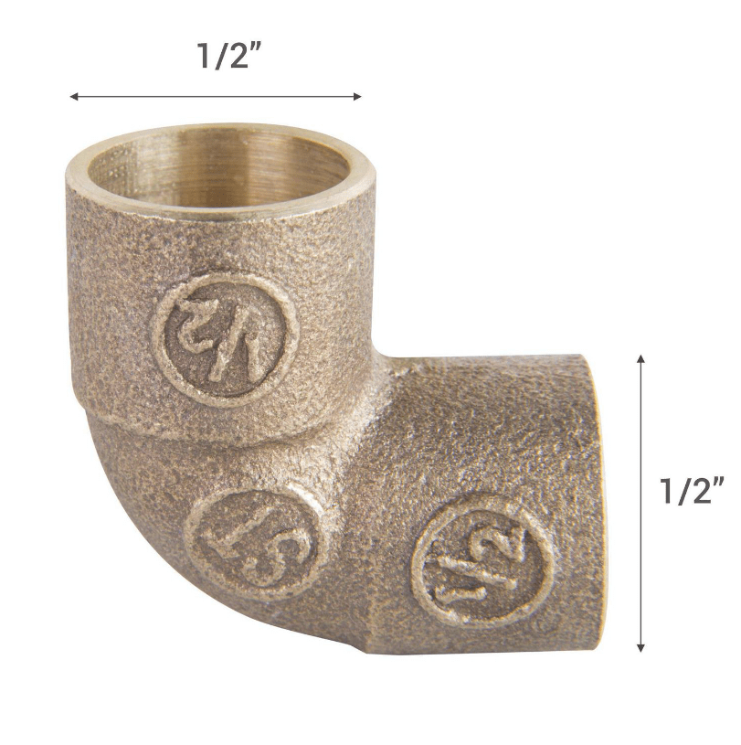 CODO BRONCE 1/2