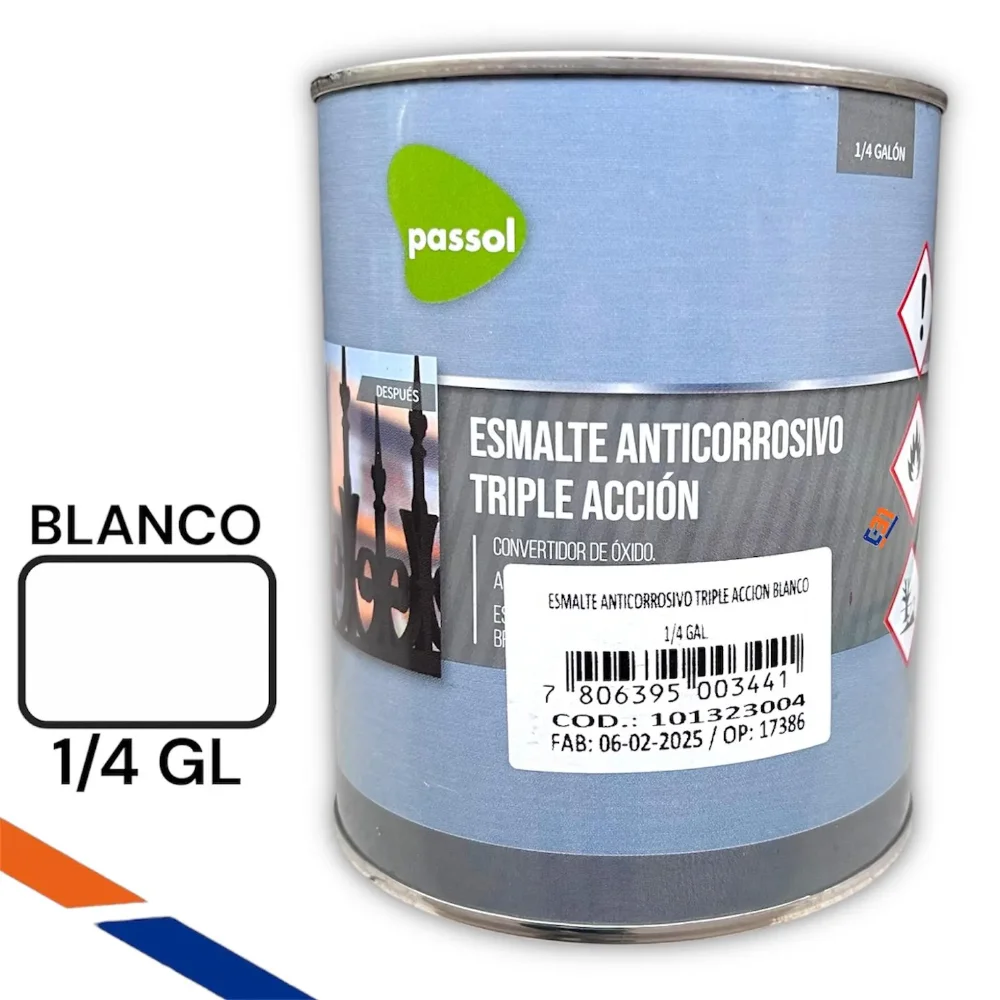 ANTICORROSIVO TRIPLE ACCION NEGRO 1LT