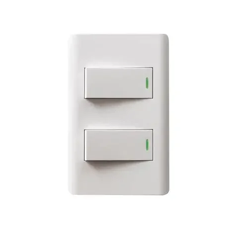 INTERRUPTOR BLANCO DOBLE