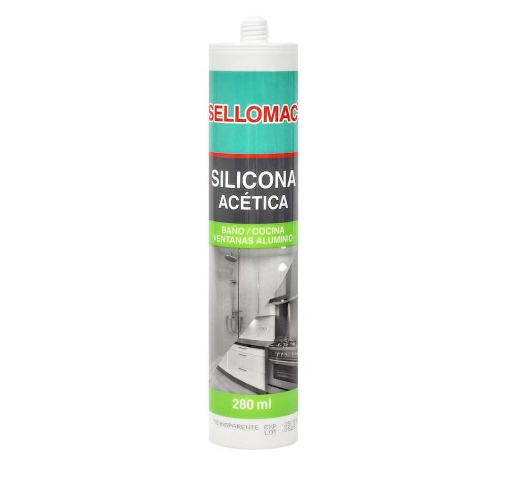 SILICONA BAÑO ACETICA SELLOMAC