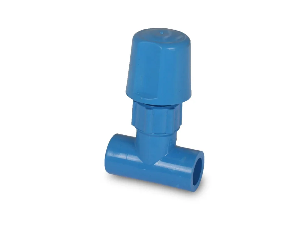 LLAVE DE PASO 25MM PVC