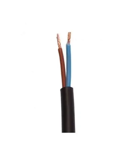 cable dos vías negro engomado
