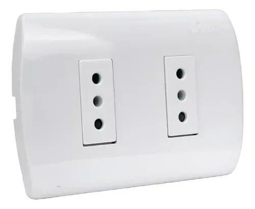 ENCHUFE EMBUTIDO DOBLE 10A