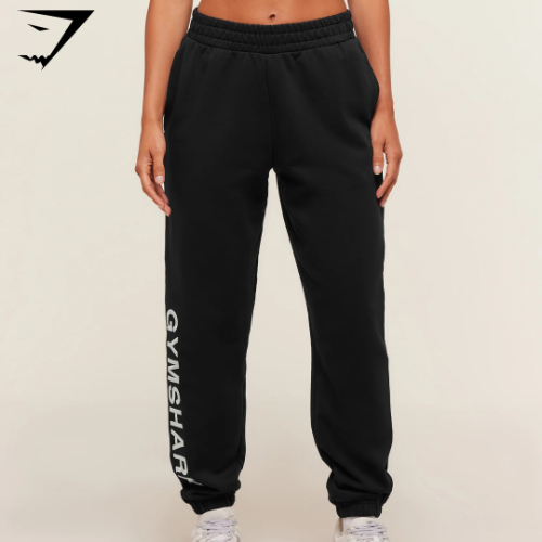 Gymshark Embroidered Logo Joggers - Black (M)