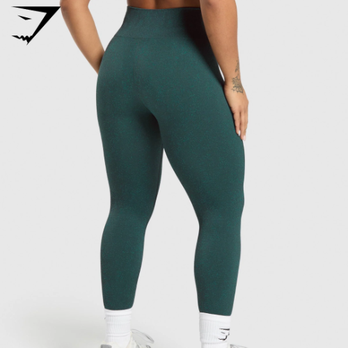 Adapt Fleck Seamless Leggings - Darkest Teal/Functional Teal (S)