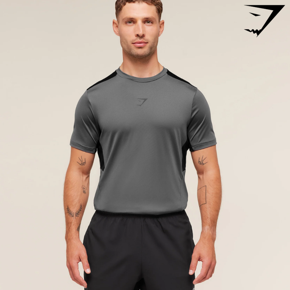 Sport T-Shirt - Dark Grey/Black (L)