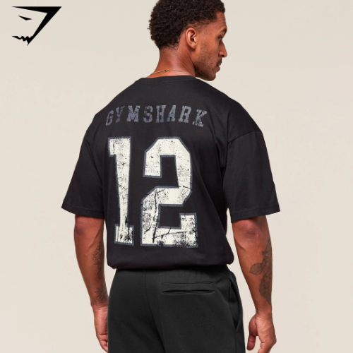 Gymshark Campus T-Shirt - Black (XL)