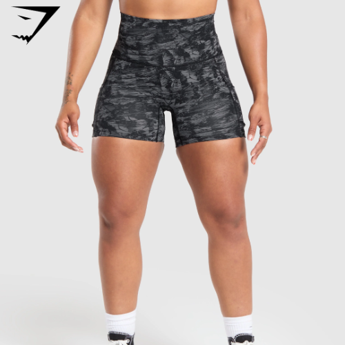 Gymshark Legacy Logo Tight Shorts - Black (S)