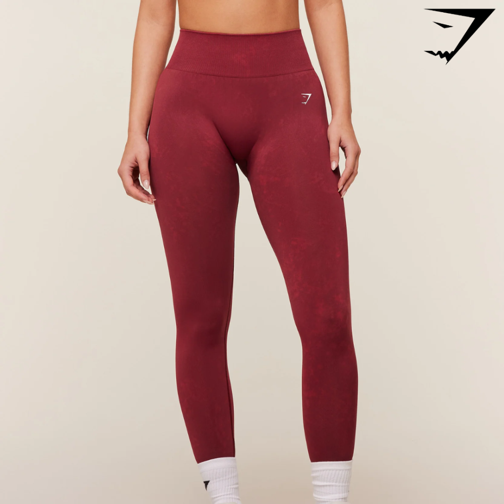 Everyday Seamless Washed Legging 2.0 - Red Wash (S)