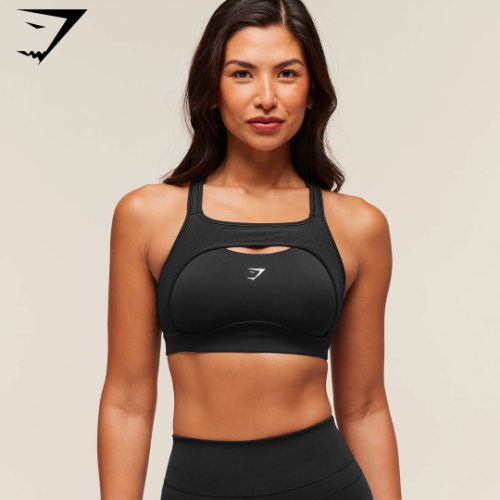 Alpha High Support Sports Bra - Black (S)