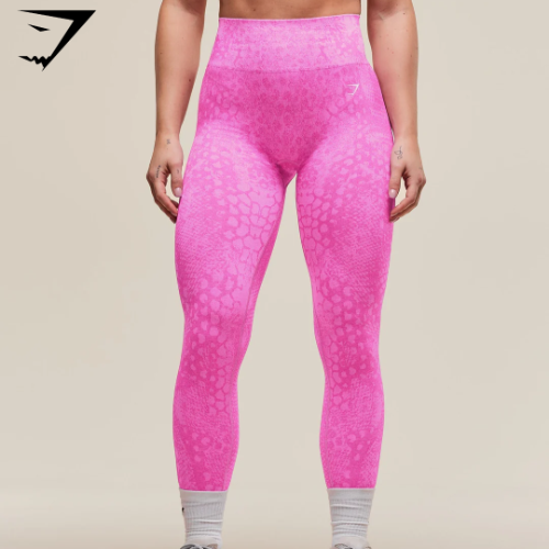 Preventa Adapt Animal X Whitney Seamless Leggings - Sour Pink/Vibrant Pink(S)