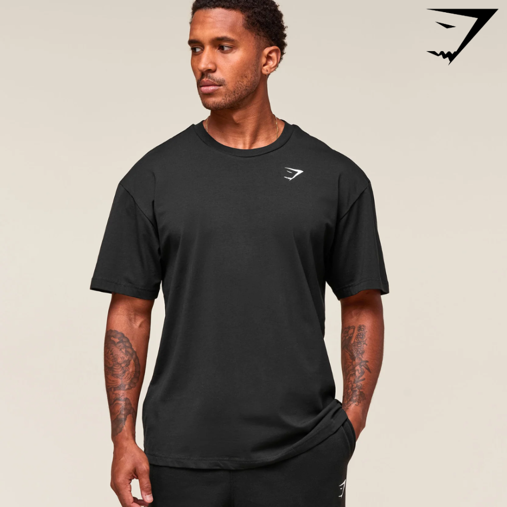 Essential Oversized T-Shirt _ Black (S)