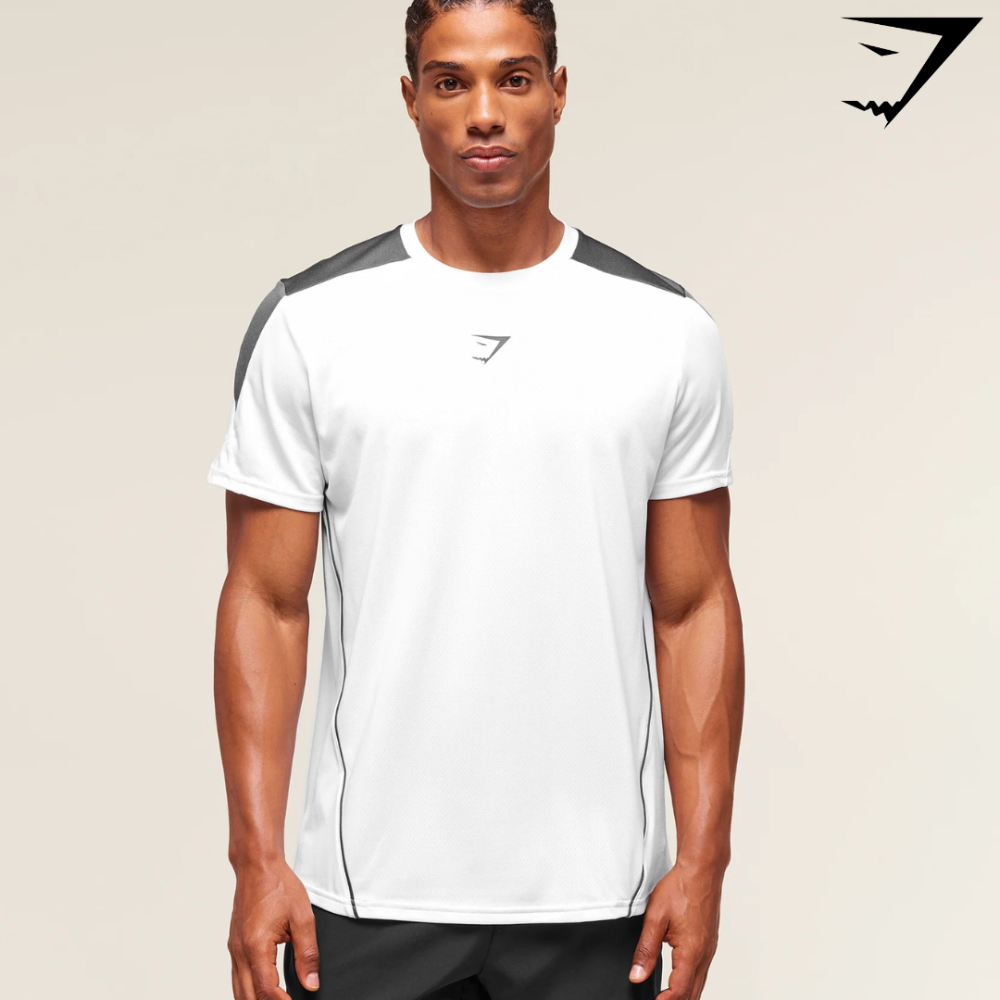 Arrival Block T-Shirt - White (3XL)