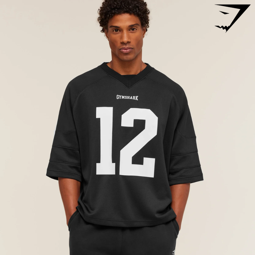 American Football Jersey - Black (M)