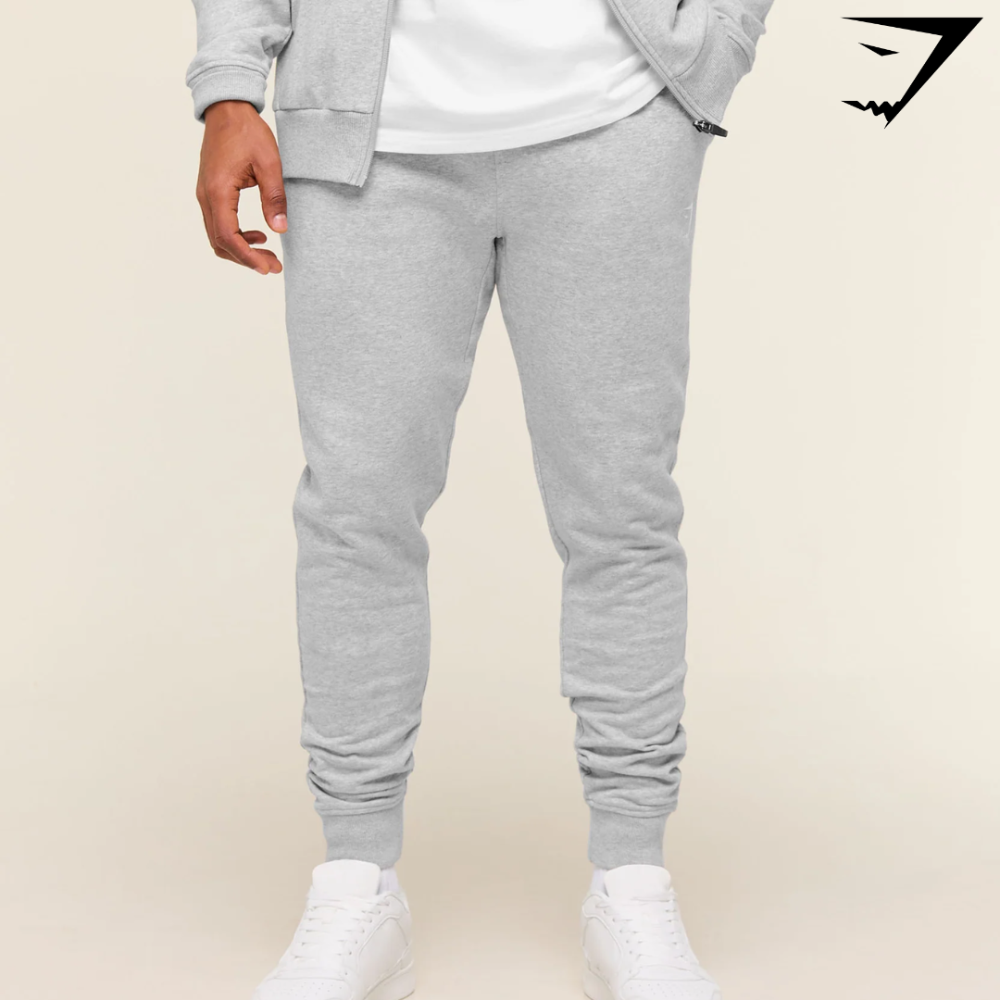 Crest Joggers - Light Grey Marl (M)