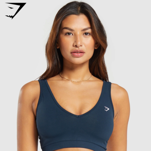 Everyday Seamless Sports Bra - Navy (S)