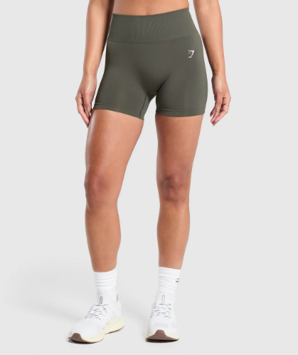 Preventa Everyday Seamless Shorts - Strength Green(M))