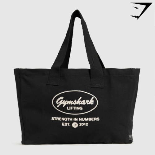 Old School Lifting Tote - Black