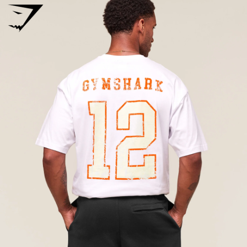 Gymshark Campus T-Shirt - White (L)