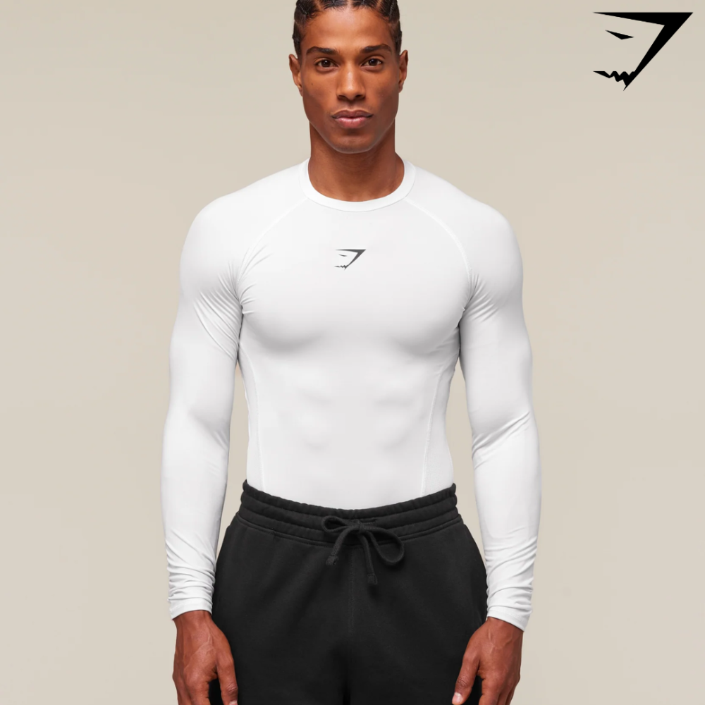 Element Baselayer Long Sleeve T-Shirt - White (L)