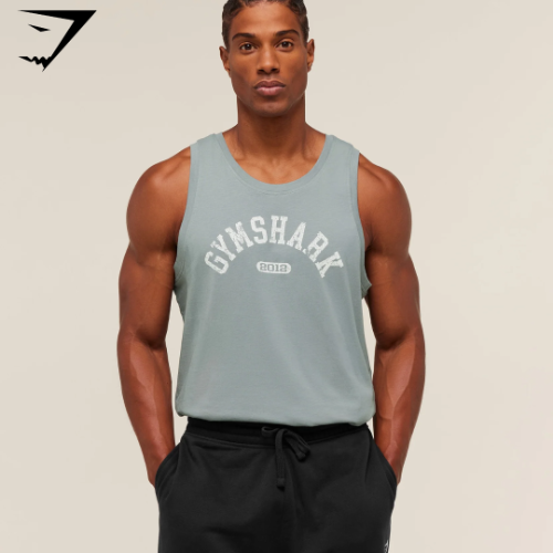 PREVENTA Gymshark 2012 Strength Tank - Denim Grey (S)