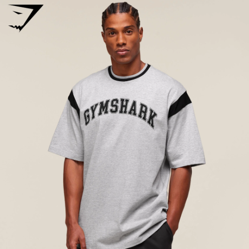 PREVENTA GSLC Oversized T-Shirt - Light Grey Core Marl (L)