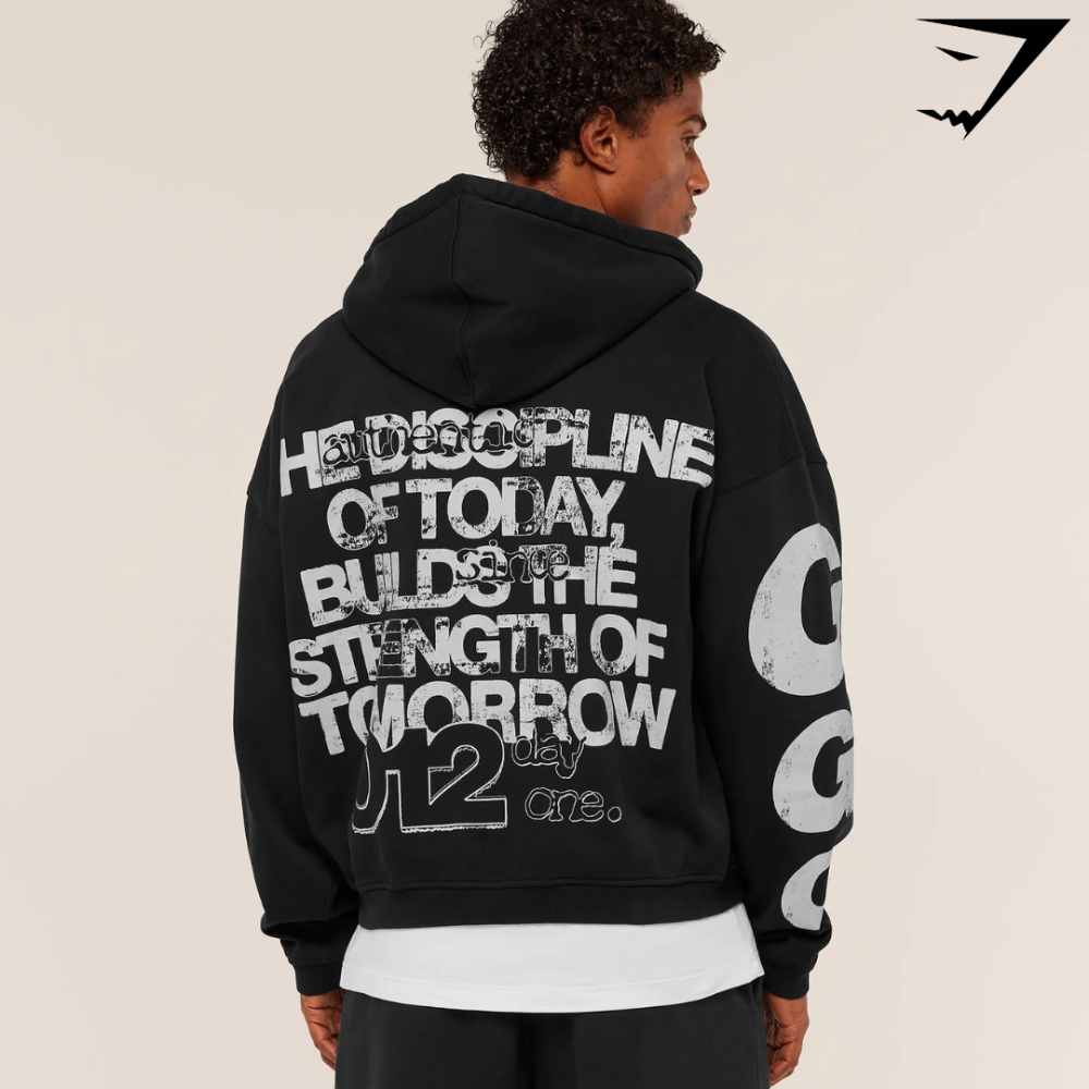 Strength Of Tomorrow Zip Up Hoodie - Black (M)