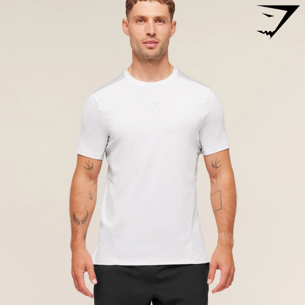Sport T-Shirt - White/Light Grey (XL)