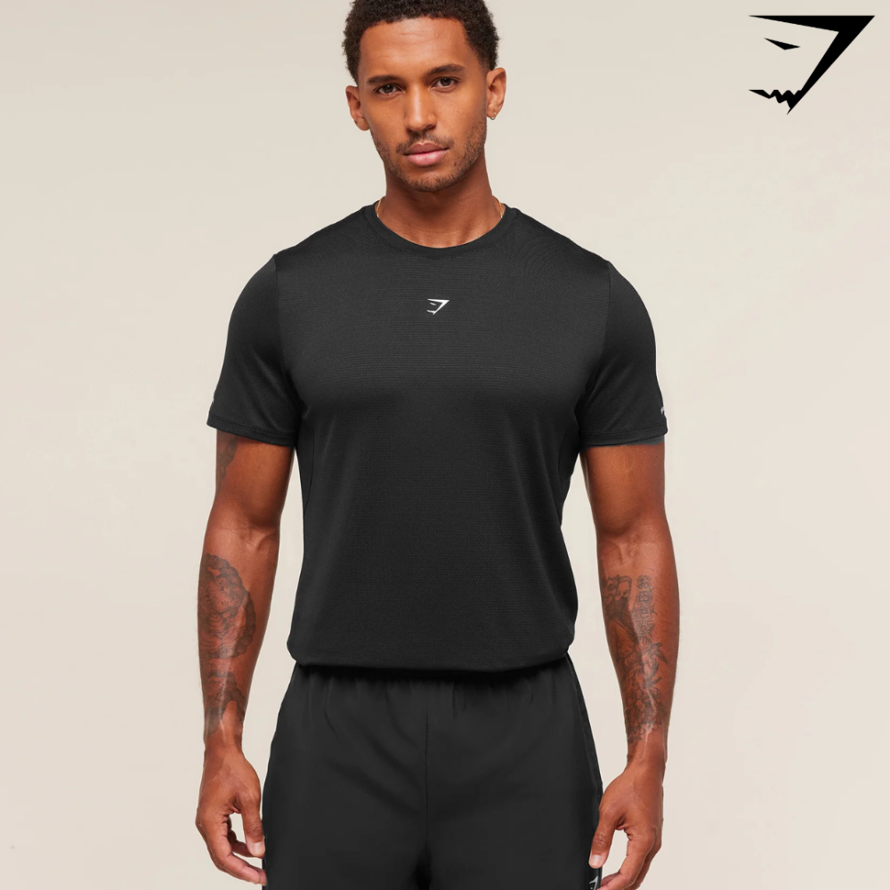 Running T-Shirt _ Black (M)