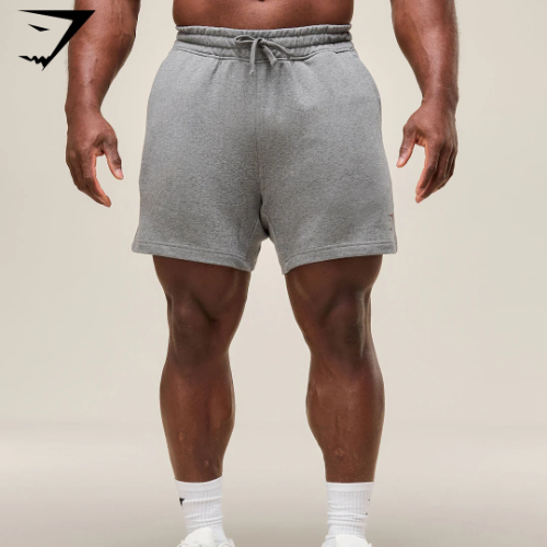 Preventa Gymshark Power 5" Shorts - Charcoal Core Marl(S)