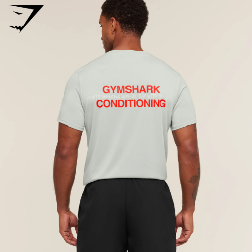 Gymshark Conditioning T-Shirt - Light Grey (S)