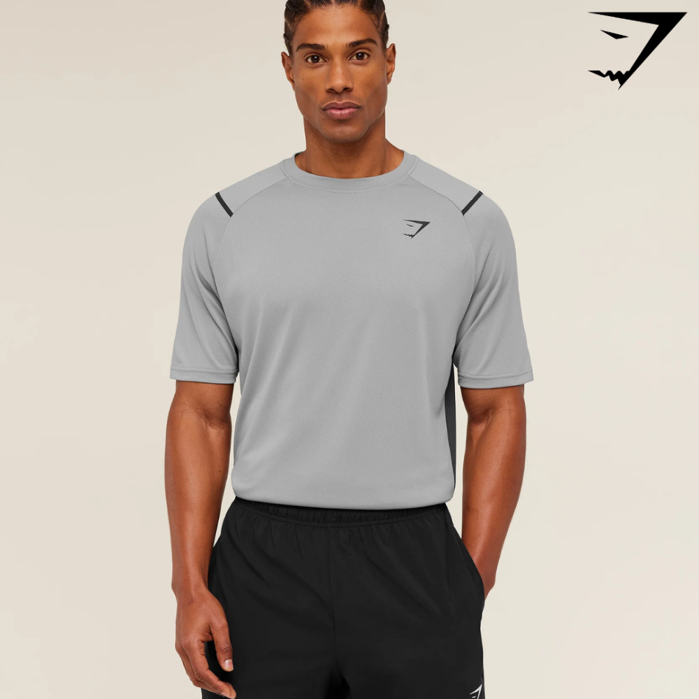 Arrival Contrast T-Shirt - Smokey Grey / Onyx Grey (M)