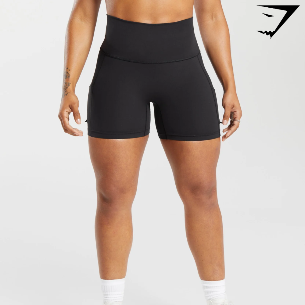 Legacy Logo Tight Shorts - Black (S)