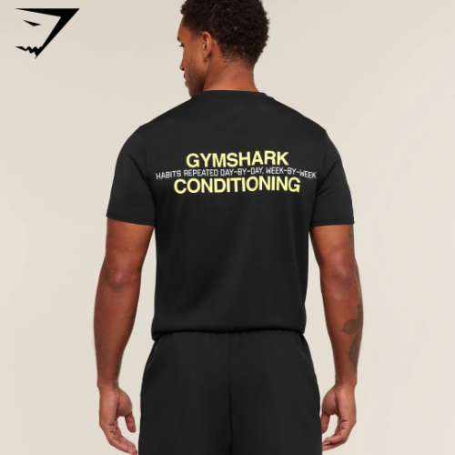 Gymshark Conditioning T-Shirt - Black (M)