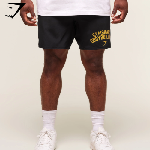 PREVENTA Olympic Bar 7" Short - Black (L)