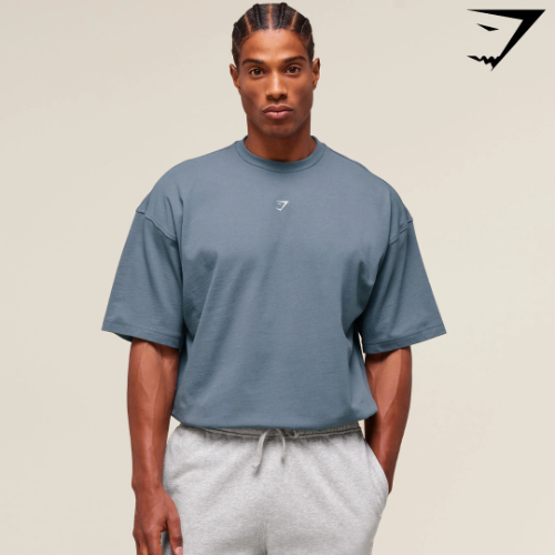 PREVENTA Lifting Club Flex T-Shirt - Iron Blue (L)