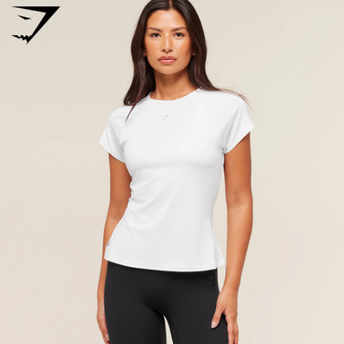 Running Back Vent T-Shirt - White (M)