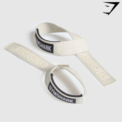 Silicone Lifting Straps - Oat White