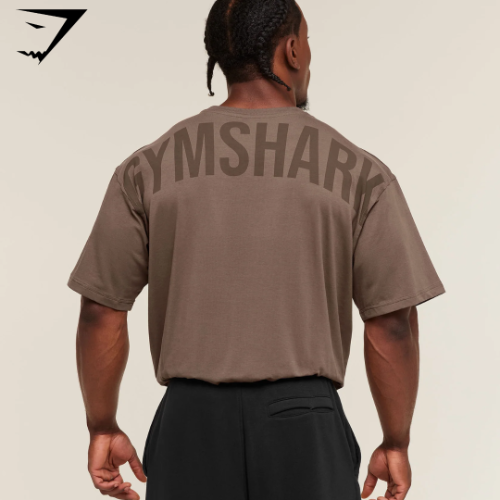 Gymshark Power T-Shirt - Soft Brown (XL)